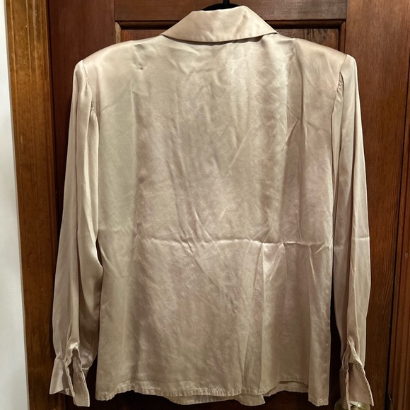 Rene Rowan women’s silk blouse size 14 vintage - Picture 8 of 8